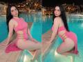 पानी के अंदर पिंक ड्रेस में Sassy Maaya का फैशन शूट, पूल लुक हुआ वायरल - News | Sassy Maaya Makes a Bold Pink Dress Look Like an Underwater Dream see pics | Latest bollywood Photos at Lokmatnews.in