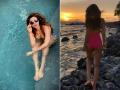 Photos: शमा सिकंदर ने पिंक स्विमसूट में समंदर किनारे शेयर की हॉट तस्वीर - Hindi News | Hotness Alert: Shama Sikander flaunts her Sexy Body in monokini during vacation | Latest bollywood Photos at Lokmatnews.in