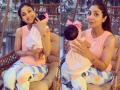 See Pics! Shilpa Shetty’s shares a video of daughter as she turns two months old - Hindi News | See Pics! Shilpa Shetty’s shares a video of daughter as she turns two months old | Latest entertainment Photos at Lokmattimes.com