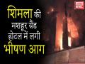 शिमला के मशहूर ग्रैंड होटल में लगी भयंकर आग, इमारत का एक हिस्सा जलकर राख - Hindi News | Fire breaks out at Grand Hotel in Shimla, 5 fire tenders on spot | Latest india Videos at Lokmatnews.in
