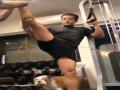 VIDEO: जिम में पसीना बहा रहे थे सलमान खान तभी पीछे से आया डॉगी और फिर... - Hindi News | bollywood actor salman khan exercise video with dog viral on social media | Latest bollywood News at Lokmatnews.in
