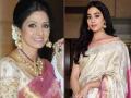मॉम श्रीदेवी की साड़ी में नेशनल अवॉर्ड लेने पहुंची जाहन्वी कपूर - Hindi News | Sridevi' daughter Jahnvi kapoor takes national award for Mom wearing her sarree | Latest bollywood News at Lokmatnews.in