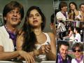 IPL 2018: बेटी सुहाना संग अपनी टीम KKR को चीयर करते दिखे शाहरुख खान, देखें तस्वीरें - Hindi News | ipl 2018: shah rukh khan and daughter suhana khan support team kkr at eden garden kolkata, see pics images | Latest cricket Photos at Lokmatnews.in