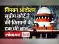 Kisan Andolan पर Supreme Court ने कहा- प्रदर्शन किसानों का हक, मगर शहर ब्लॉक नहीं कर सकते - Hindi News | Supreme Court on Kisan Andolan said protest is farmers rights but cannot block city farmesr protest live updates | Latest india Videos at Lokmatnews.in