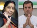 Sushma Swaraj Death: राहुल गांधी ने कहा- वह अद्भुत नेता थीं जिनकी पार्टी लाइन से इतर मित्रता थी - Hindi News | Sushma Swaraj Death: Rahul Gandhi says She had friendship beyond party line | Latest india News at Lokmatnews.in