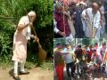 Pics: पीएम मोदी ने शुरू किया 'स्वच्छ भारत' का दूसरा चरण, नेताओं ने फिर थामी झाड़ू - Hindi News | In Photos: PM Modi Launches 'Swachhata Hi Seva Movement', surprise visit to Ambedkar School in Delhi's Paharganj | Latest india Photos at Lokmatnews.in