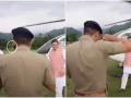 Video: उत्तराखंड के सीएम धामी के स्वागत के समय फोन पर बात करना अधिकारी को पड़ा भारी, एएसपी कोटद्वार का हुआ तबादला - Hindi News | Talking on phone time welcoming CM Dhami of Uttarakhand officer got heavy ASP Kotdwar transferred | Latest weird News at Lokmatnews.in
