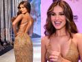 Tara Sutaria flaunts her back in backless golden gown, see pics - Hindi News | Tara Sutaria flaunts her back in backless golden gown, see pics | Latest entertainment Photos at Lokmattimes.com