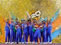 टीम इंडिया की यह विजय बेमिसाल है - Hindi News | India becomes 1st team win 3 T20 World Cups 2007, 2024, 2026 First team win home First team win back-to-back | Latest cricket News at Lokmatnews.in