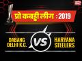PKL 2019, Dabang Delhi K.C. vs Haryana Steelers: दिल्ली ने लगाई जीत की हैट्रिक, हरियाणा को 41-21 से धोया - Hindi News | pro kabaddi league 2019, Dabang Delhi K.C. vs Haryana Steelers live update live match score udates | Latest kabaddi News at Lokmatnews.in