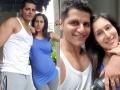 Teejay Sidhu flaunts her Baby Bump in Karanvir Bohra's 'Workout clothes' - Hindi News | Teejay Sidhu flaunts her Baby Bump in Karanvir Bohra's 'Workout clothes' | Latest entertainment Photos at Lokmattimes.com