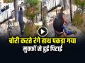 VIDEO: चोरी करते रंगे हाथ पकड़ा गया, मुक्कों से हुई पिटाई, देखें वायरल वीडियो - Hindi News | Cycle Chori Karte Hue Pakda Gaya Chor Thief Caught Stealing Bicycle and was beaten up video goes viral | Latest weird News at Lokmatnews.in