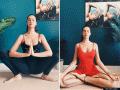 ग्‍लैमरस अंदाज में योगा करती नजर आईं एक्ट्रेस ईशा गुप्‍ता, देखें शानदार pics - Hindi News | Actress Isha Gupta glamorous yoga pictures viral see pics | Latest bollywood Photos at Lokmatnews.in