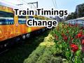 Train Timings Change: यात्री ध्यान दें! 1 फरवरी से इन 12 ट्रेनों के समय में होगा बदलाव, यहां चेक करें न्यू शेड्यूल - Hindi News | Train Timings Changeof these 12 trains will change from February 1st Check the new schedule here | Latest india News at Lokmatnews.in