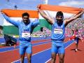 CWG 2022: त्रिकूद में भारत ने दो स्थानों पर कब्जा जमाकर रचा इतिहास, एल्डोस पॉल ने जीता गोल्ड तो अबूबाकर को मिला रजत, पोडियम पर एक साथ खड़े हुए - Hindi News | CWG 2022 Aldos Paul created history by giving India the first gold in triple jump Abubakar won silver | Latest other-sports News at Lokmatnews.in