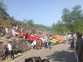 Udhampur Road Accident: खाई में समा गई यात्रियों से भरी बस, कई यात्रियों की मौत का अंदेशा; मंत्री जितेंद्र सिंह ने घायलों की मदद का दिया आदेश - Hindi News | many feared dead us ull of passengers falls into ditch in Udhampur Minister Jitendra Singh orders aid for injured | Latest india News at Lokmatnews.in