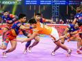 Pro Kabaddi PKL 8: यूपी योद्धा की लगातार दूसरी हार, पुनेरी पलटन ने 44-38 से हराया - Hindi News | Pro Kabaddi PKL 8 Puneri Paltan beats UP Yoddha 44-38 Surender Gill scores 16 points losing cause | Latest other-sports News at Lokmatnews.in