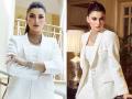 Urvashi Rautela looks stunning in white pantsuit, see pics - Hindi News | Urvashi Rautela looks stunning in white pantsuit, see pics | Latest entertainment Photos at Lokmattimes.com