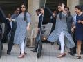 इस लुक में विद्या बालन हुईं कैमरे में कैद, देखें तस्वीरें - Hindi News | vidya balan spot in Mumbai at bandra, see pics | Latest bollywood Photos at Lokmatnews.in