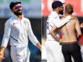 शरीर पर 'VK' लिख मैदान में घुसा फैन, विराट कोहली ने किया कुछ ऐसा - Hindi News | Virat Kohli fan entered the field writing 'VK' on the body first test match between India and Bangladesh, see what Virat Kohli did something, see pics | Latest cricket Photos at Lokmatnews.in