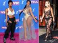 MTV VMAs 2018: हॉलीवुड की अभिनेत्रियों के फैशन सेंस ने उड़ाए होश, रेड कारपेट पर दिखा जलवा - Hindi News | MTV Video Music Awards 2018: Jennifer lopez, Nicki Minaj, Rita Ora, cardi b, Walked on Red Carpet | Latest hollywood Photos at Lokmatnews.in