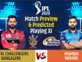 IPL 2020, RCB vs MI, Match Preview & Dream 11: विराट कोहली और रोहित शर्मा के बीच होगी कांटे की टक्कर - Hindi News | IPL 2020, RCB vs MI, Match Preview & Dream 11: | Latest cricket Videos at Lokmatnews.in