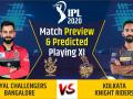IPL 2020, RCB vs KKR, Match Preview & Dream11: जीत की लय को बनाए रखना चुनौती, - Hindi News | IPL 2020, RCB vs KKR, Match Preview & Dream11: | Latest cricket Videos at Lokmatnews.in