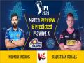 IPL 2020, MI vs RR, Match Preview & Dream11: राजस्थान रॉयल्स कर सकती है बड़ा बदलाव, शानदार फॉर्म में मुंबई - Hindi News | | Latest cricket News at Lokmatnews.in