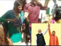 योगी आदित्यनाथ के गांव में जश्न का माहौल, पैतृक घर के बाहर झूमे गांववाले, बड़ी बहन-जीजा ने भी किया डांस - Hindi News | Celebration atmosphere in Yogi Adityanath village elder sister-in-law danced | Latest india News at Lokmatnews.in