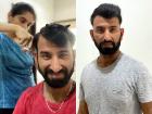 लॉकडाउन में पत्नी ने किया चेतेश्वर पुजारा का हेयरकट, दिया नया लुक, देखें तस्वीरें