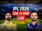 CSK vs KKR Live Score: चेन्नई सुपर किंग्स का स्कोर 72/2