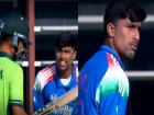IND vs PAK: अंडर-19 एशिया कप के फाइनल में हेनिल पटेल ने हमजा ज़हूर को आउट करने के बाद दिखाया अपना आक्रामक अंदाज, Video