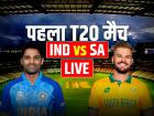 IND vs SA T20 Live Score Today: भारत बनाम साउथ अफ्रीका लाइव स्कोर, मैच अपडेट, प्लेइंग 11, पिच रिपोर्ट