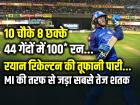 44 गेंदों में शतक, रेयान रिकेल्टन का तूफान, मुंबई ने खड़ा किया 243 रन का पहाड़