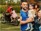 लॉकडाउन के बीच जीवा को बाइक की सैर करवा रहे महेंद्र सिंह धोनी, वीडियो वायरल