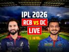 RCB vs DC Live Score: रॉयल चैलेंजर्स बेंगलुरु का स्कोर 122/3