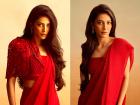 Red Saree Look में Shruti Haasan ने लूटी महफिल, Photos वायरल