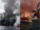 भारत आ रहे थाईलैंड के कार्गो शिप पर हमला, आग की लपटों से घिरा जहाज