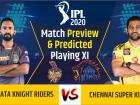 IPL 2020, KKR vs CSK, Match Preview & Dream11: लय हासिल कर चुकी चेन्नई, परेशानी में केकेआर