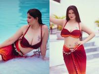 आभा पॉल के ग्लैमरस फोटोशूट ने इंटरनेट का बढ़ाया पारा, देखें तस्वीरें - | Aabha Paul Glamorous Photoshoot Goes Viral on Social Media see pics | Latest bollywood Photos at Lokmatnews.in