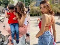 Kasautii Zindagii Kay 2 एक्ट्रेस आमना शरीफ ने बेटे संग शेयर की फोटो, see pics - | aamna sharif share son arain kapoor throwback photos | Latest television Photos at Lokmatnews.in