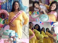 पूजा बनर्जी की बेबी शॉवर की तस्वीरें हुईं वायरल, पति और दोस्तों के साथ की जमकर मस्ती, see pics - | Actress Puja Banerjee baby shower photos goes viral on internet see pics | Latest television Photos at Lokmatnews.in