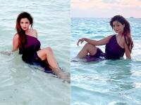 अदा खान पहुंची मालदीव, समंदर में दिखाया ग्लैमरस अवतार, देखें वायरल तस्वीरें - | adaa khan sizzling vacation pics goes viral on internet see pics | Latest television Photos at Lokmatnews.in
