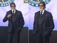 Kaun Banega Crorepati 11: अमिताभ बच्चन की 'KBC' लॉन्च पर धांसू एंट्री ने लूटा फैंस का दिल, देखें Pics - | Kaun Banega Crorepati 11: Amitabh Bachchan At Press conference of Kaun Banega Crorepati at Filmcity | Latest television Photos at Lokmatnews.in