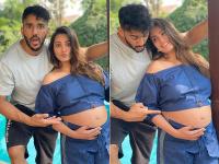 अनीता हसनंदानी ने फ्लॉन्ट किया बेबी बंप, पति रोहित रेड्डी संग शेयर की तस्वीरें - | Anita Hassanandani flaunts baby bump pictures goes viral | Latest television Photos at Lokmatnews.in