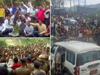 Ankita Bhandari Murder Case: अंकिता भंडारी हत्याकांड के विरोध में लोगों ने बद्रीनाथ-ऋषिकेश हाईवे किया जाम, सड़कों पर लगाए नारे - | Ankita Bhandari Murder Case People blocked the Badrinath-Rishikesh highway raised slogans on the streets | Latest india Photos at Lokmatnews.in