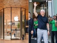 Apple Store: मुंबई में खुला भारत का पहला ऐपल स्टोर, CEO टिम कुक ने किया उद्घाटन, देखें तस्वीरें - | India first Apple Store opened in Mumbai CEO Tim Cook inaugurated see photos | Latest business Photos at Lokmatnews.in