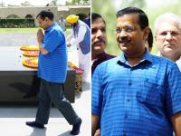 सीबीआई के सामने पेशी से पहले राजघाट पहुंचे अरविंद केजरीवाल, कहा- 'हम बापू के बताए रास्ते पर हैं' - | Arvind Kejriwal reached Rajghat before appearing before CBI said- 'We are on the path shown by Bapu' | Latest india Photos at Lokmatnews.in