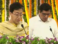 'आप' विधायक आतिशी और सौरभ भारद्वाज बने दिल्ली सरकार में मंत्री, जानें किसको मिले कौन-कौन से विभाग - | AAP MLAs Atishi and Saurabh Bhardwaj became new ministers in the Delhi government | Latest india Photos at Lokmatnews.in