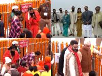 राम मंदिर पहुंचे बागेश्वर बाबा, गुरु रामभद्राचार्य का लिया आशीर्वाद, देखें तस्वीरें - | Bageshwar baba dhirendra shastri on ram mandir ayodhya baba ramdev amitabh bachchan ranbir kapoor alia bhatt in ayodhya | Latest india Photos at Lokmatnews.in